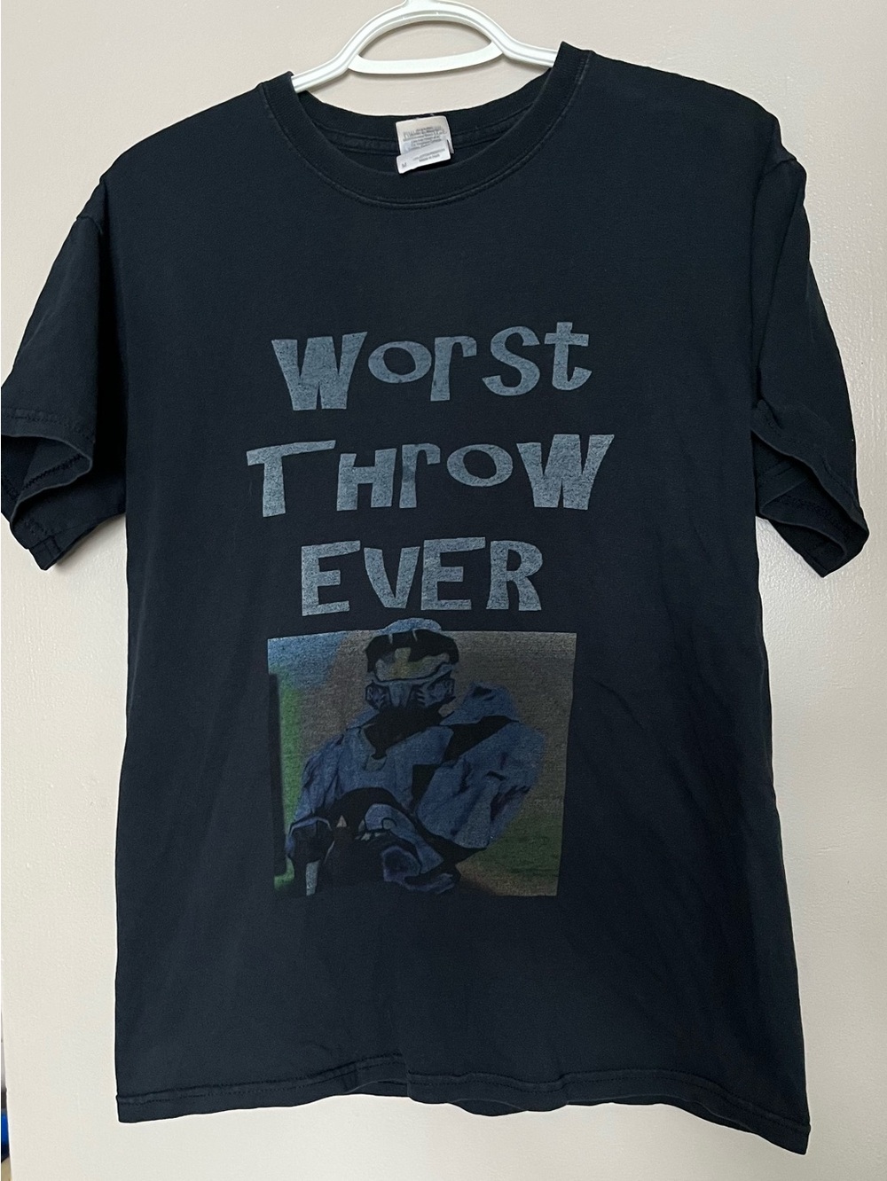 Early era bootleg red vs blue caboose shirt